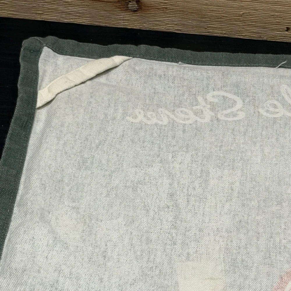 Crate and Barrel Tea Towel Root Vegtable Stew 100% Cotton 20